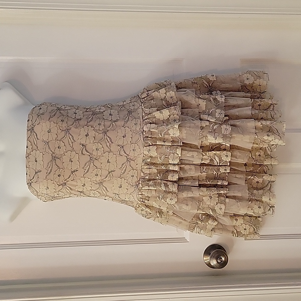 As U Wish Juniors Lace Party Dress